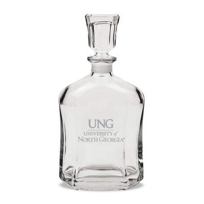 North Georgia Nighthawks 23.75oz. Crystal Whiskey Decanter