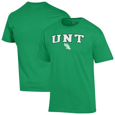 North Texas Mean Green Champion Arch Logo T-Shirt - Kelly Green
