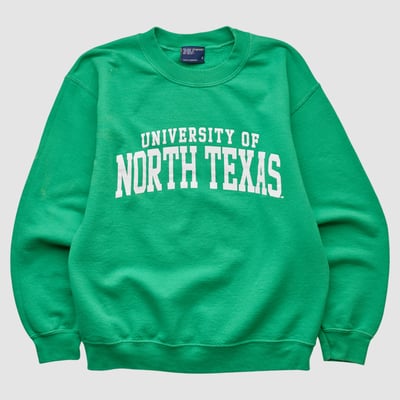 North Texas Mean Green MV Sport 2000s Pullover Sweatshirt - Green - XS by Fanatics Real Vintage