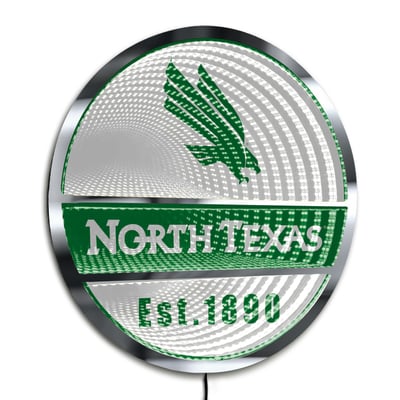 North Texas Mean Green Three-Cell Circular Infinity Light