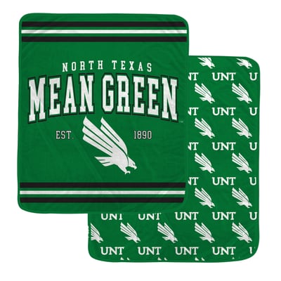 North Texas Mean Green Pegasus Legacy Arch Double-Sided 60" x 70" Blanket