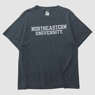 Northeastern Huskies Yikes! 2000s T-shirt - Black - M by Fanatics Real Vintage