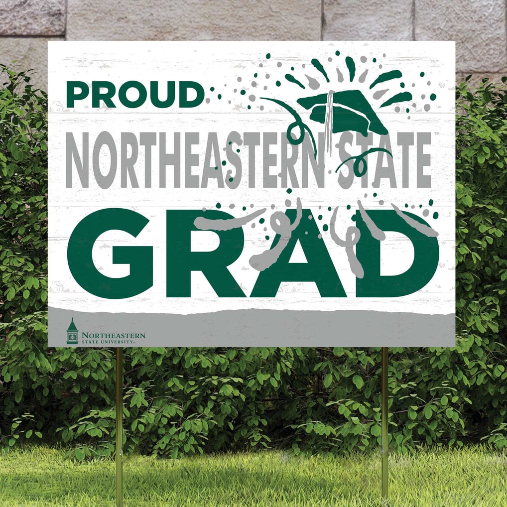 Northeastern State Riverhawks 18" x 24" Yard Sign