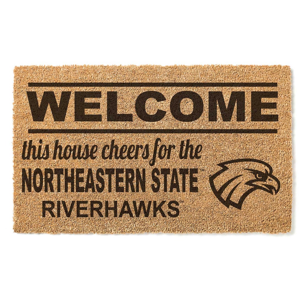 Northeastern State Riverhawks 18" x 30" Welcome Doormat