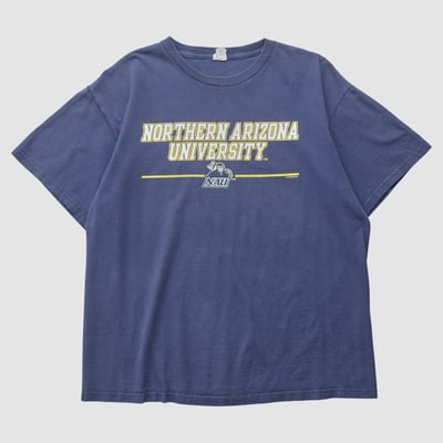 Northern Arizona Lumberjacks Delta 2000s T-shirt - Navy - L by Fanatics Real Vintage