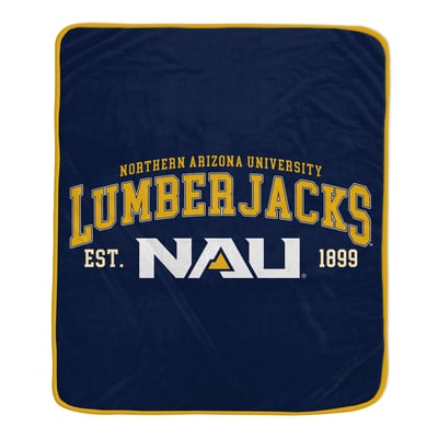 Northern Arizona Lumberjacks Pegasus Vintage Arch Block 50" x 60" Ultra Soft Blanket