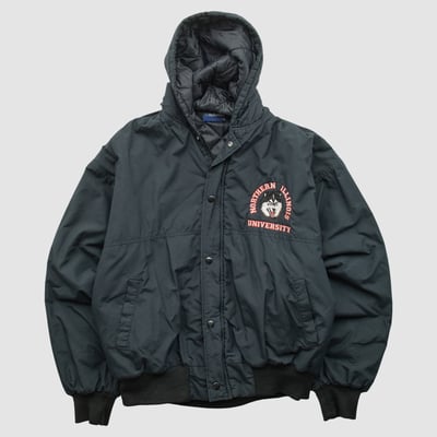 Northern Illinois Huskies Holloway 90s Hooded Full Snap Jacket - Black - M by Fanatics Real Vintage
