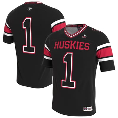 Northern Illinois Huskies GameDay Greats Unisex Lightweight Collegiate Football Blackout Fashion Jersey