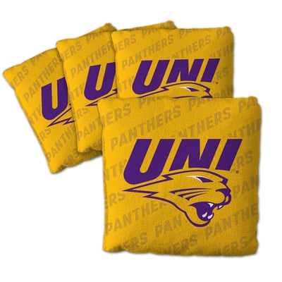 Northern Iowa Panthers Fanpoint Four-Piece Cornhole Bag Set
