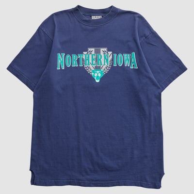 Northern Iowa Panthers Gear For Sports 90s T-shirt - Navy - L by Fanatics Real Vintage