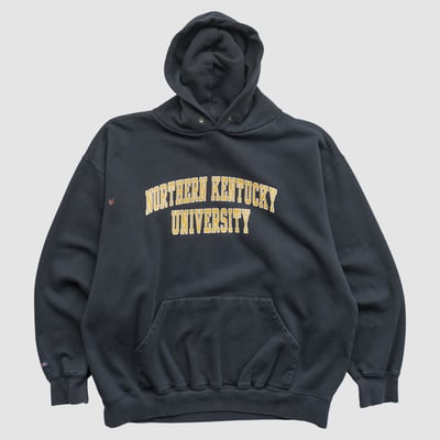 Northern Kentucky University Norse Jansport 2000s Hooded Pullover Sweatshirt - Black - M by Fanatics Real Vintage