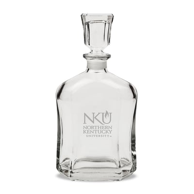 Northern Kentucky University Norse Team Design 23.75oz. Crystal Whiskey Decanter