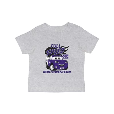 Northwestern Wildcats Vive La Fete Infant Full Speed T-Shirt - Gray
