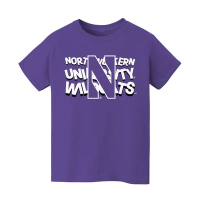 Northwestern Wildcats Vive La Fete Infant Mascot & Name T-Shirt - Purple