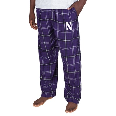 Northwestern Wildcats Concepts Sport Ultimate Flannel Pants - Purple/Black