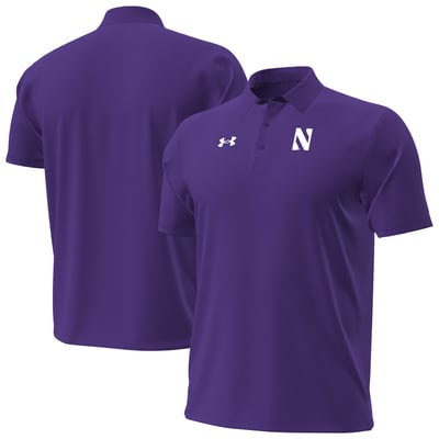 Northwestern Wildcats Under Armour 2026 Sideline ArmourDry Polo - Purple