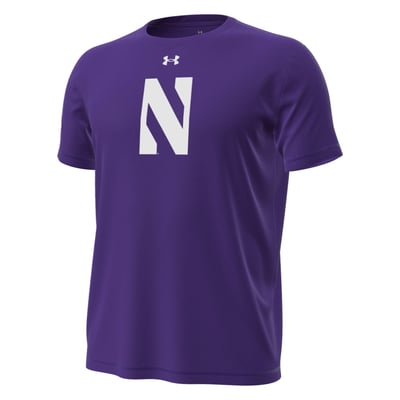 Northwestern Wildcats Under Armour Primary Tech Stretch T-Shirt - Purple