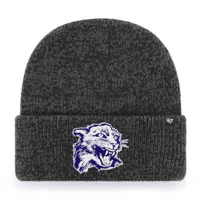 Northwestern Wildcats '47 Unisex Brain Freeze Cuff Knit Hat - Black