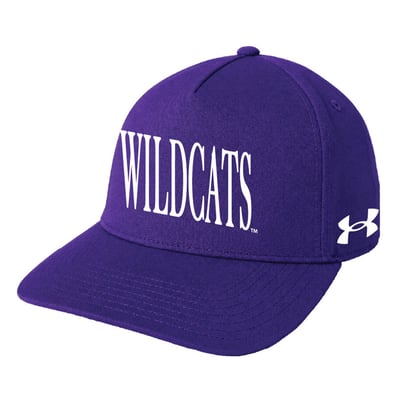 Northwestern Wildcats Under Armour Unisex Blitzing Accent 5-Panel Iso-Chill Adjustable Hat - Purple
