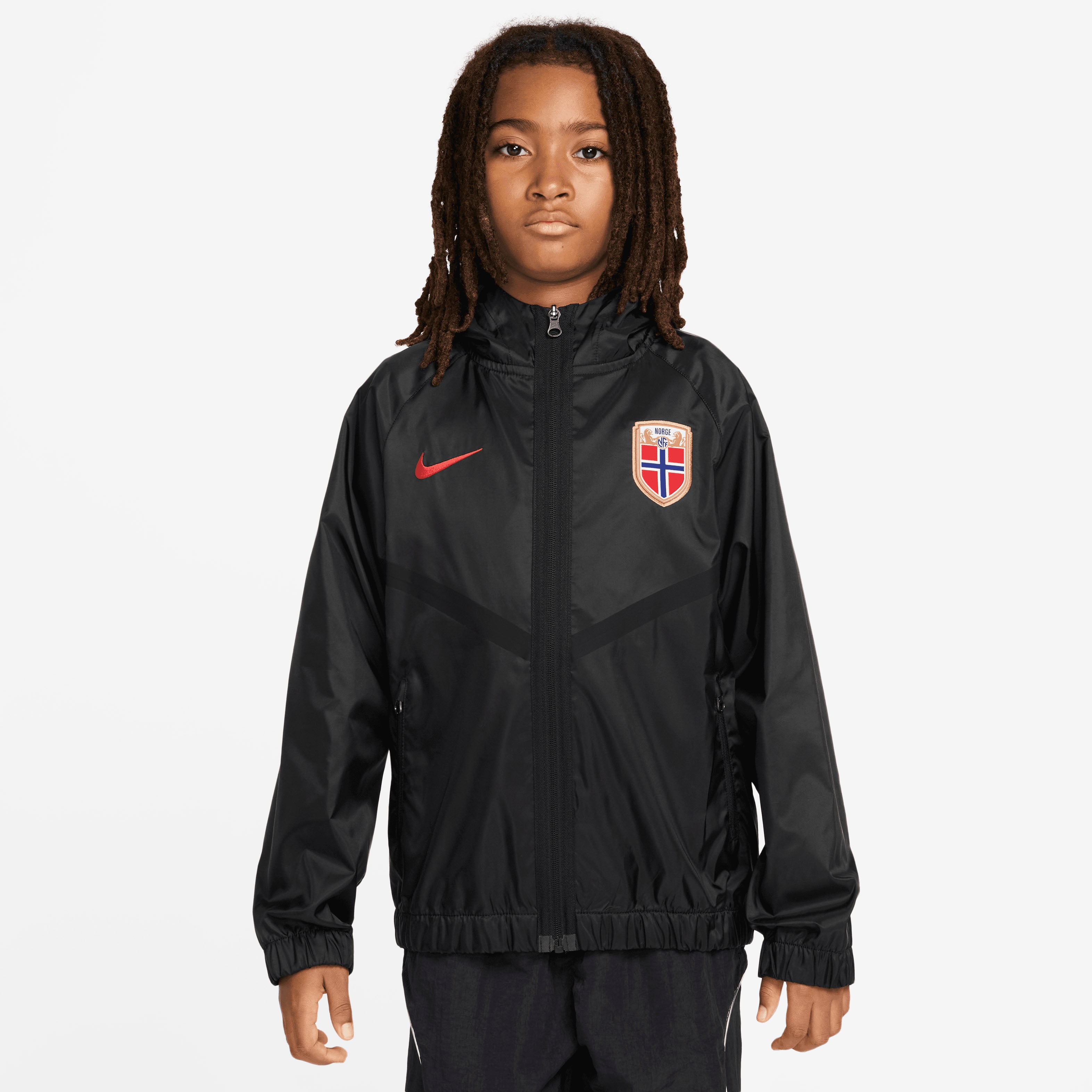 Norway National Team Nike Youth 2026 Anthem Full-Zip Hooded Jacket 
