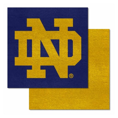 Notre Dame Fighting Irish Logo Brands 18" x 18" Team Carpet Tiles