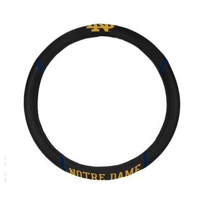 Notre Dame Fighting Irish Logo Brands Steering Wheel Cover