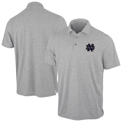 Notre Dame Fighting Irish Antigua Static Polo - Heather Gray