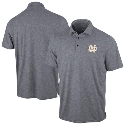 Notre Dame Fighting Irish Antigua Static Polo - Heather Navy