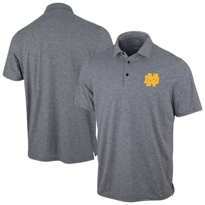 Notre Dame Fighting Irish Antigua Static Polo - Heather Navy