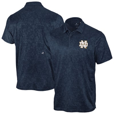 Notre Dame Fighting Irish Antigua Lush Polo - Navy