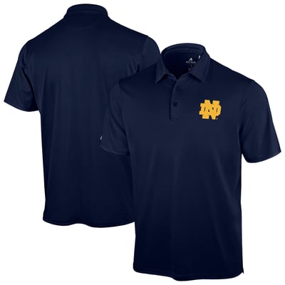 Notre Dame Fighting Irish Antigua Unshakeable Solid Polo - Navy