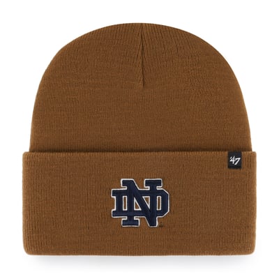 Notre Dame Fighting Irish Carhartt x '47 Cuffed Knit Hat - Brown