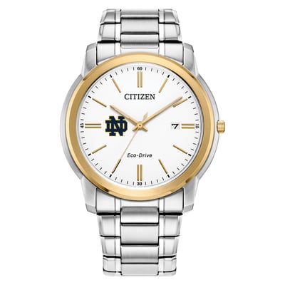 Notre Dame Fighting Irish Citizen Watch Eco-Drive Two-Tone Steel Watch