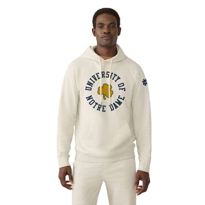 Notre Dame Fighting Irish FAHERTY High Standard Fleece Hoodie - Heather Gray