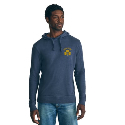 Notre Dame Fighting Irish FAHERTY Sunwashed Slub Hoodie - Navy