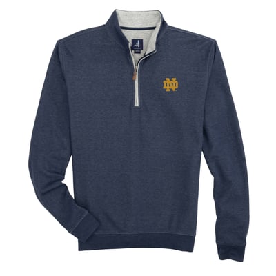  Notre Dame Fighting Irish johnnie-O Sully Quarter-Zip Pullover - Navy