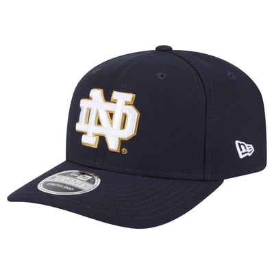  Notre Dame Fighting Irish New Era Team Collective 9SEVENTY Stretch-Snap Adjustable Hat - Navy