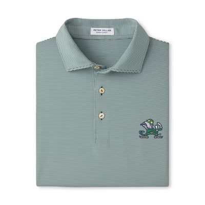  Notre Dame Fighting Irish Peter Millar Jubilee Performance Jersey Polo - Green