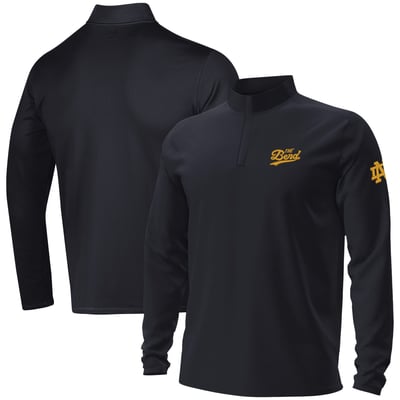 Notre Dame Fighting Irish Under Armour The Bend Motion Quarter-Zip Jacket - Black