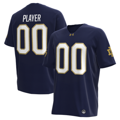 Notre Dame Fighting Irish Under Armour NIL Pick-A-Player Replica Football Jersey - Navy
