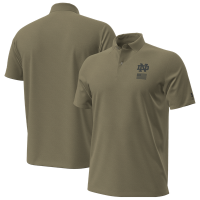 Notre Dame Fighting Irish Under Armour 2026 Freedom Collection Polo - Tan