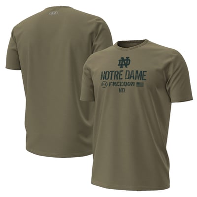 Notre Dame Fighting Irish Under Armour 2026 Freedom Collection T-Shirt - Tan