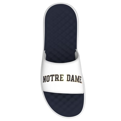  Notre Dame Fighting Irish Under Armour Ignite Pro 8 Team Slide - White