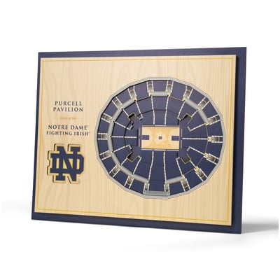 Notre Dame Fighting Irish 13" x 17" 5-Layer StadiumView Wall Art