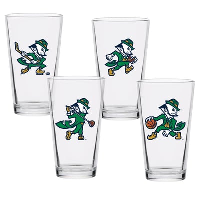 Notre Dame Fighting Irish 16oz. Collector Pint Glass Four-Piece Set