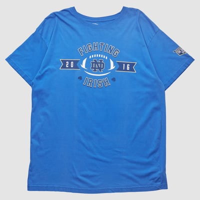 Notre Dame Fighting Irish 2016 T-shirt - Blue - 2XL by Fanatics Real Vintage
