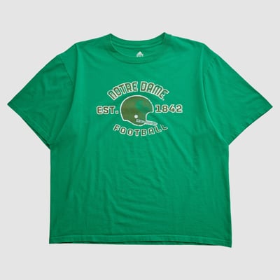 Notre Dame Fighting Irish Adidas 2000s T-shirt - Green - XL by Fanatics Real Vintage