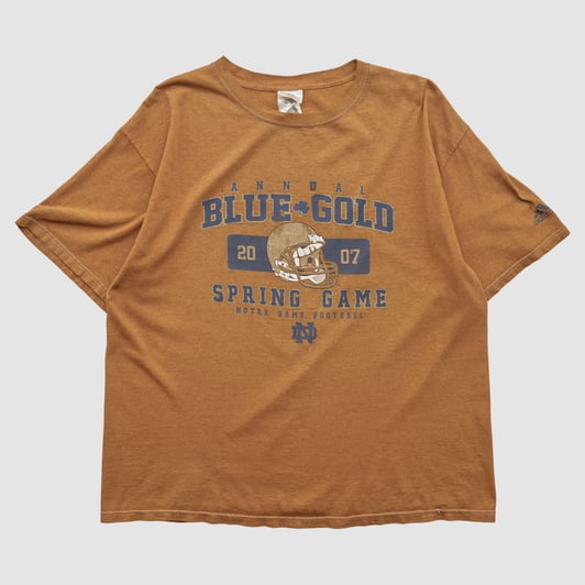 Notre Dame Fighting Irish Adidas 2007 T-shirt - Clay - XL by Fanatics Real Vintage