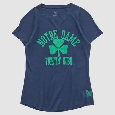Notre Dame Fighting Irish Adidas 2010s T-shirt - Navy - M by Fanatics Real Vintage