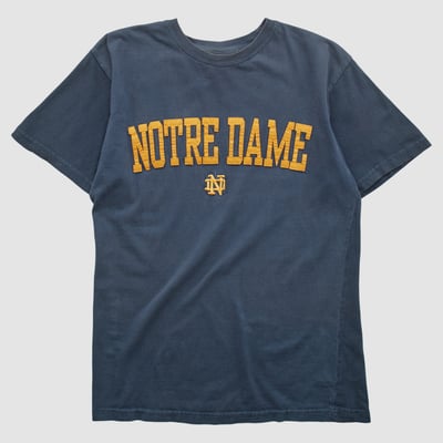 Notre Dame Fighting Irish AS Sports 2010s T-shirt - Navy - XS by Fanatics Real Vintage